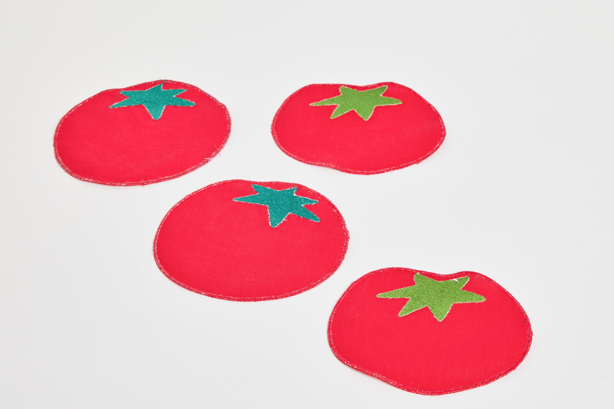 Tomato Cocktail Napkins, Set of 4