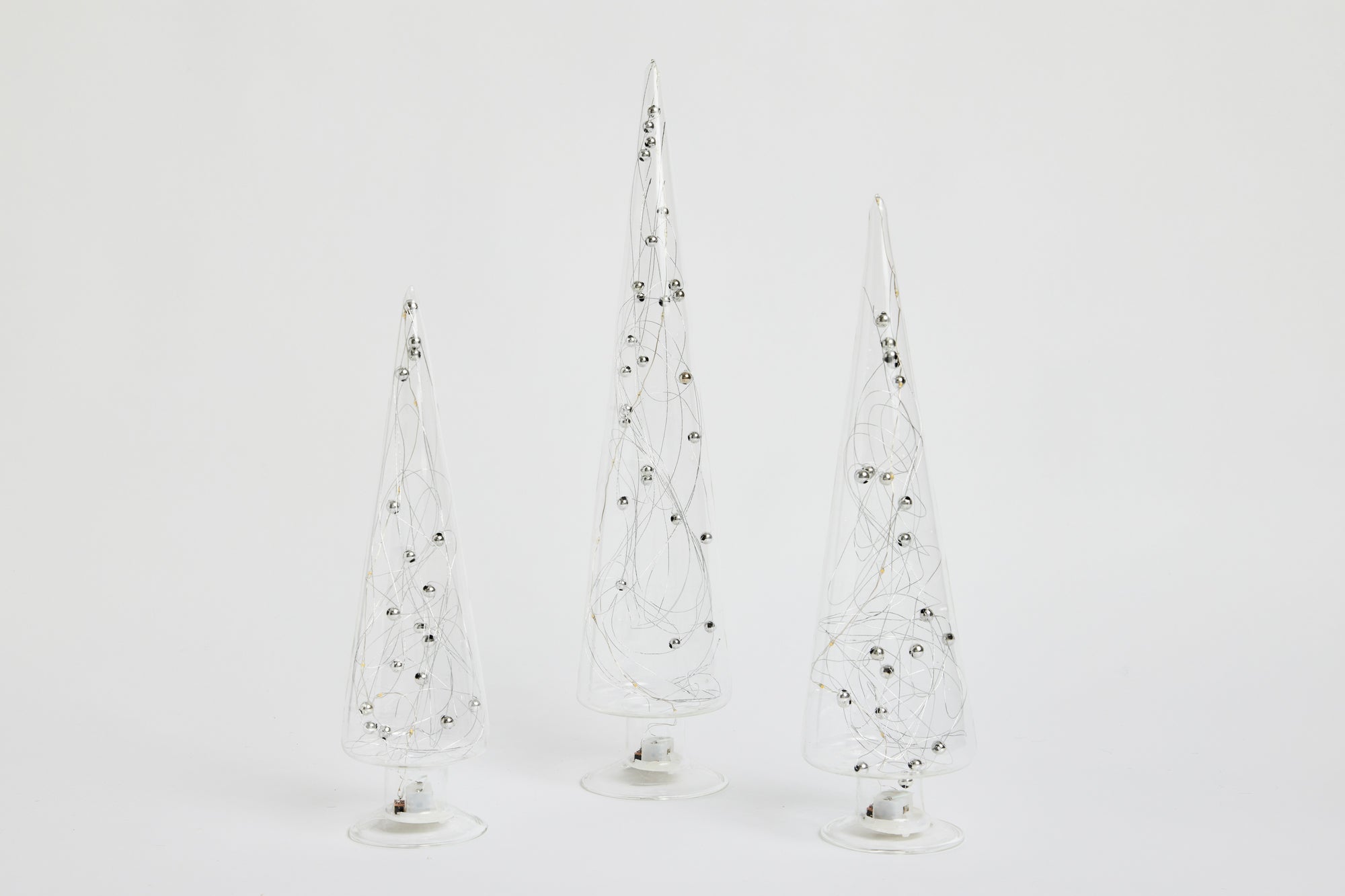 Medium Glass Tree with LED Lights