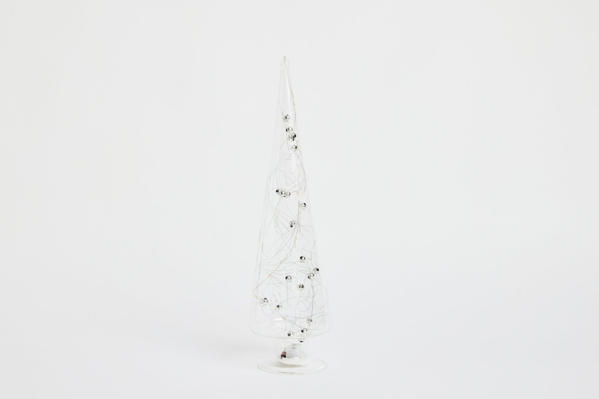 Large Glass Tree with LED Lights