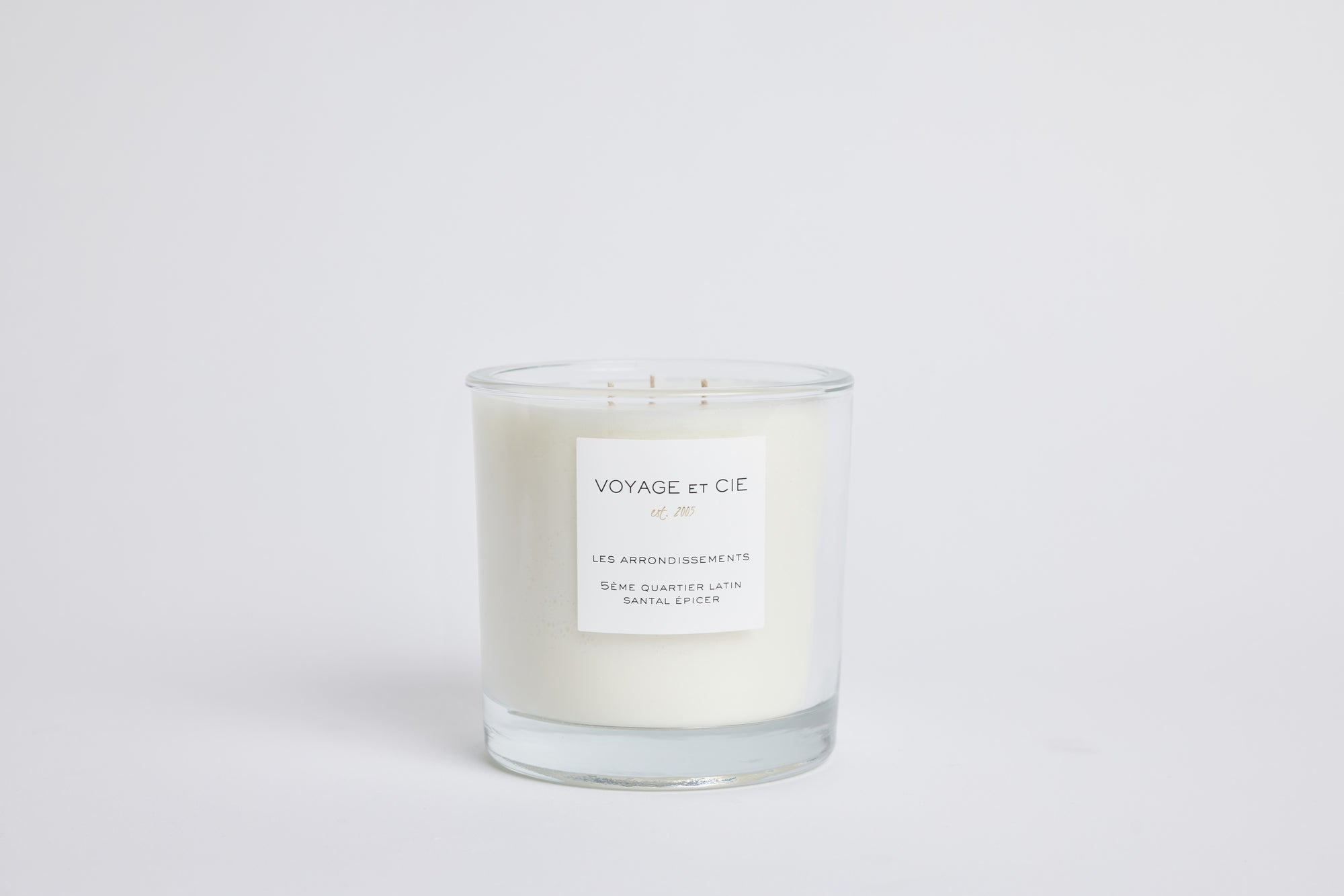 Voyage et Cie 3-Wick Candle, Santal