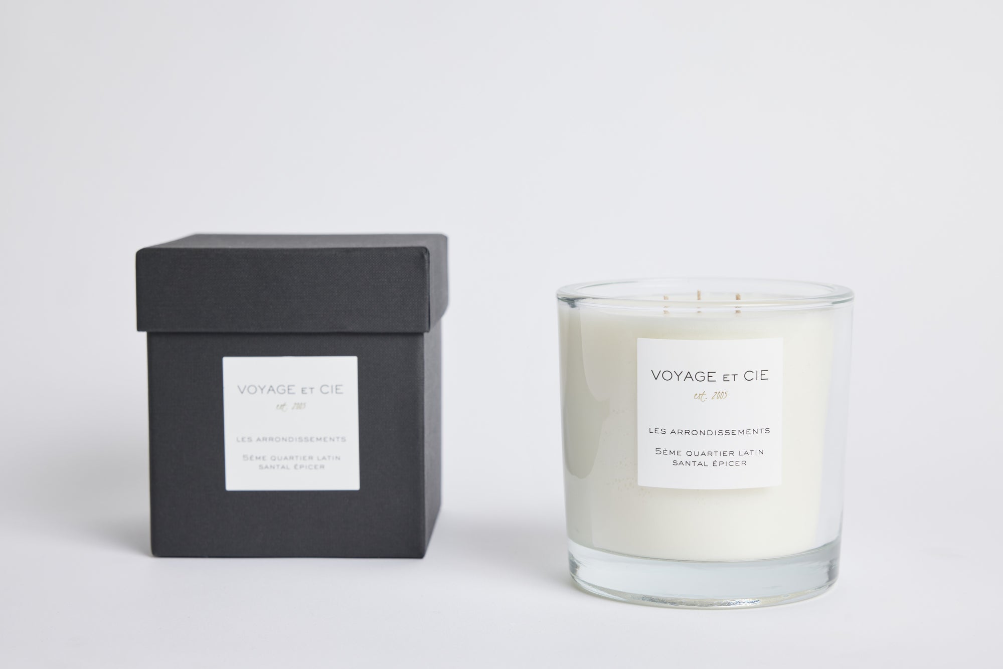 Voyage et Cie 3-Wick Candle, Santal