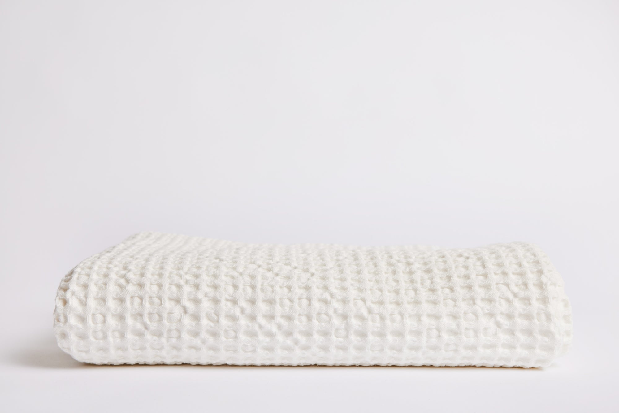 Natural White Waffle Weave Towel