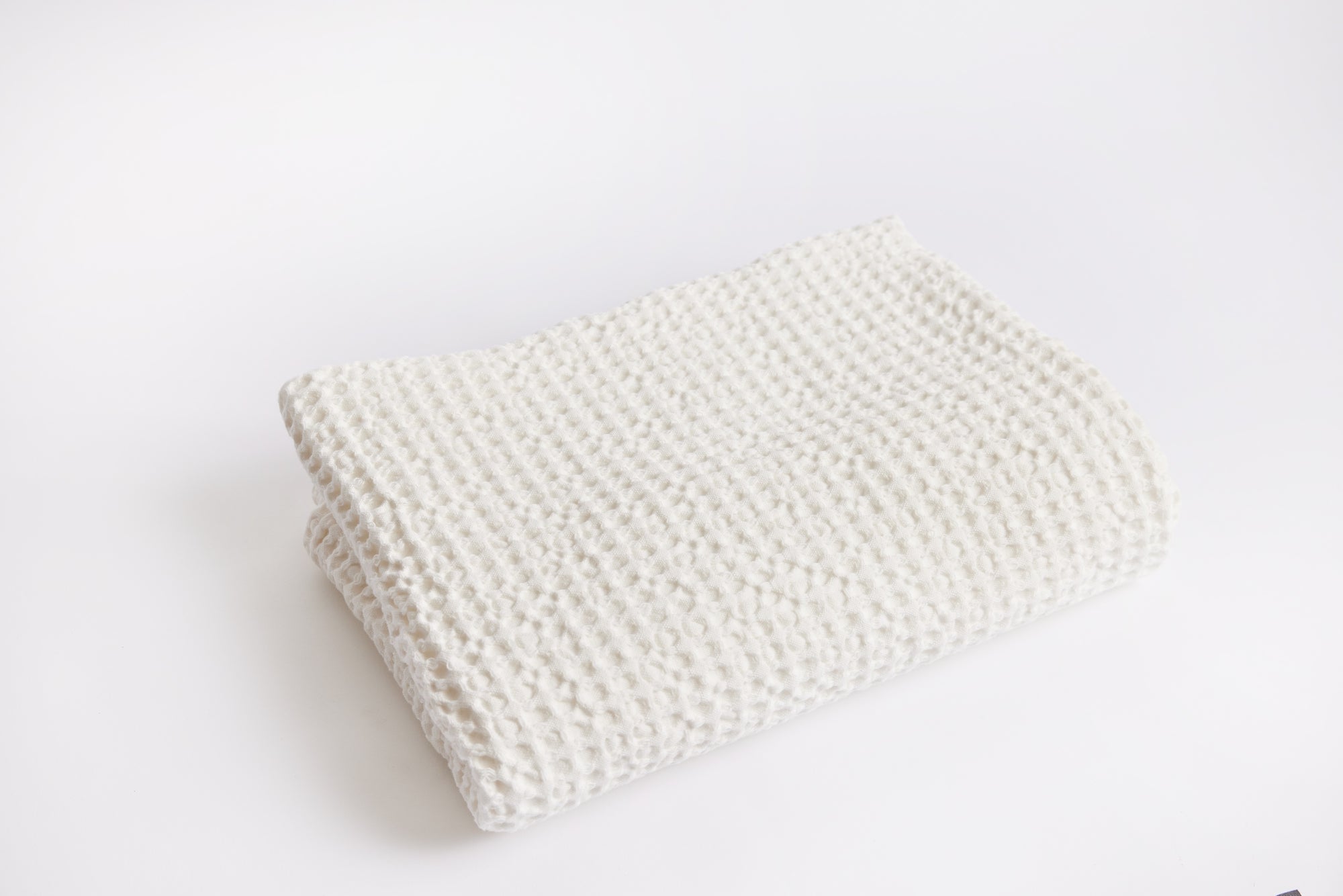 Natural White Waffle Weave Towel