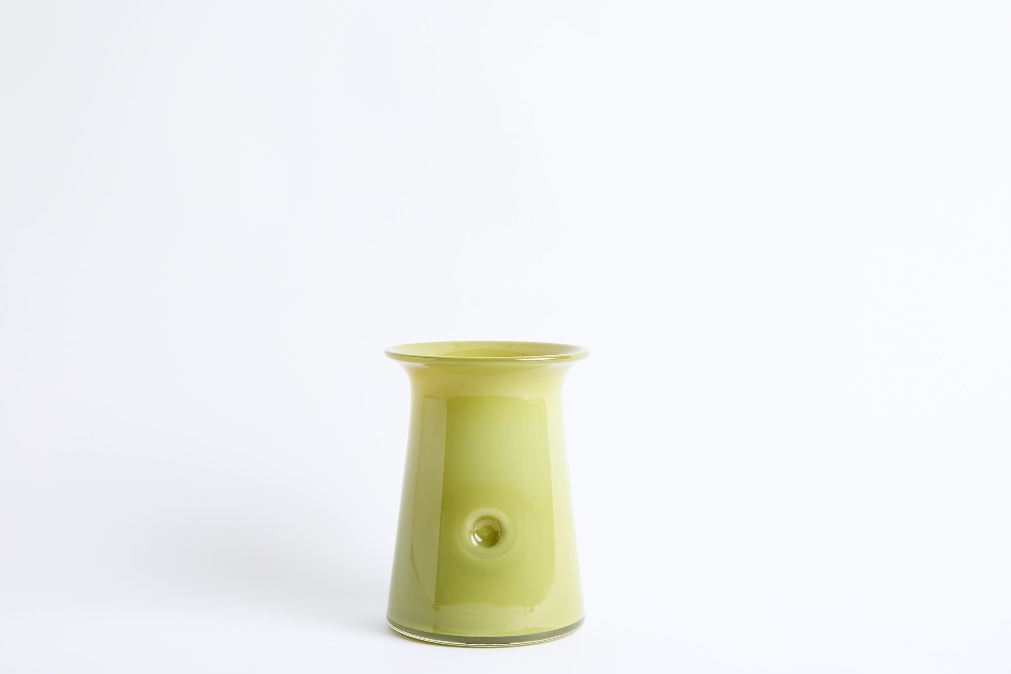 Pistachio Dimple Bloom Vase, Small