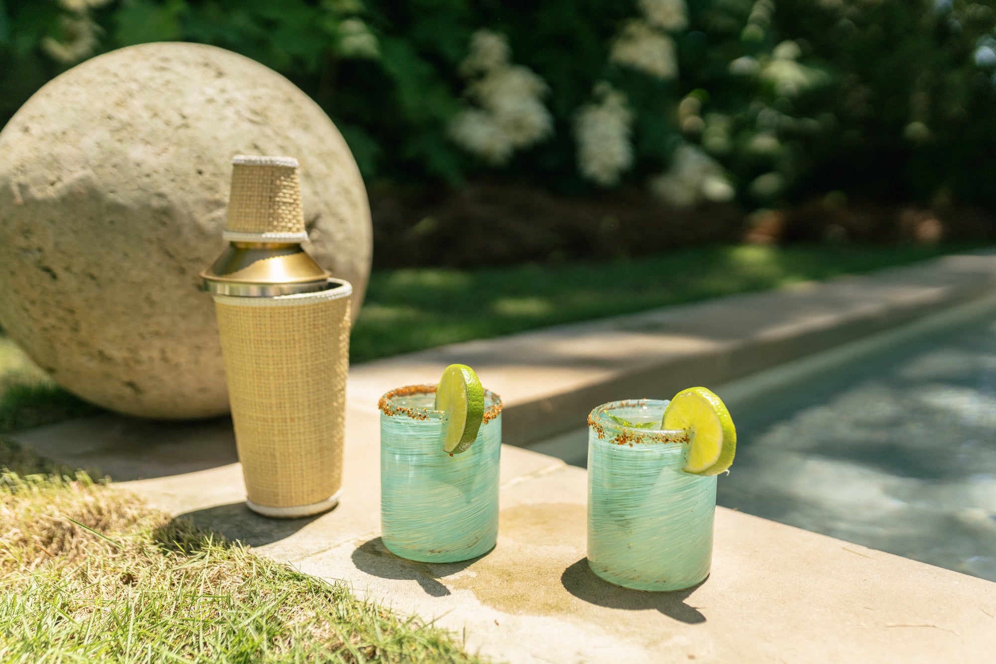 Raffia Cocktail Shaker