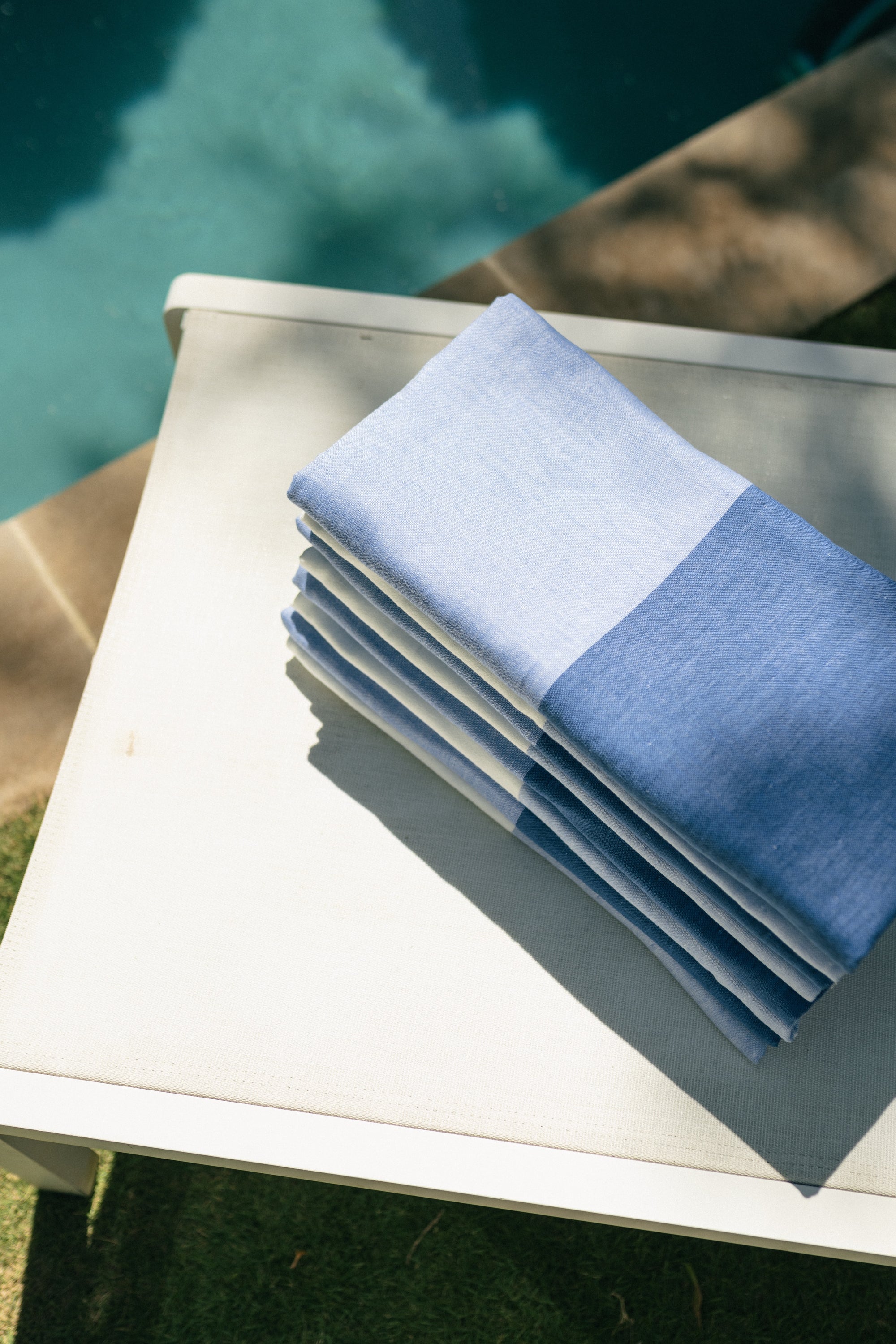 Two-Tone Bath Towel