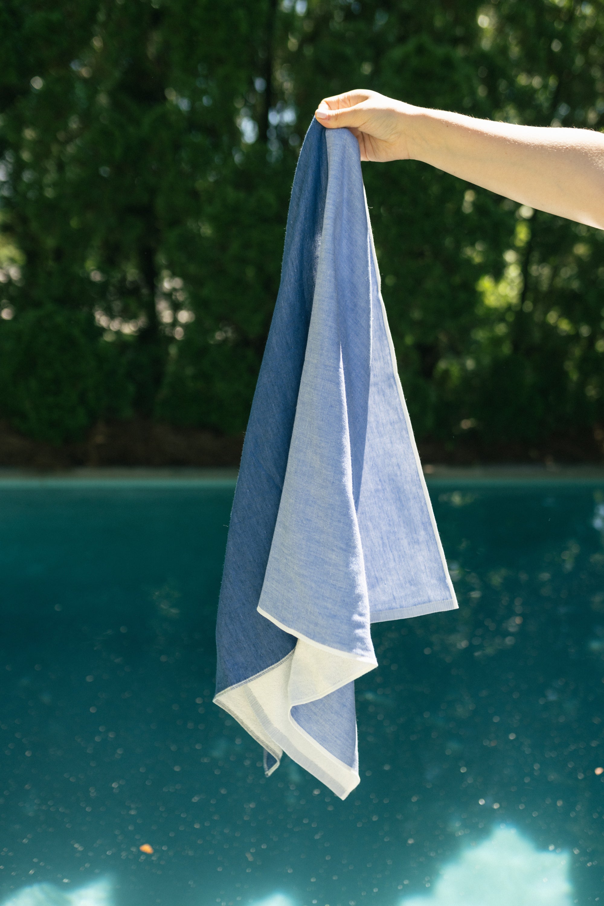 Two-Tone Bath Towel