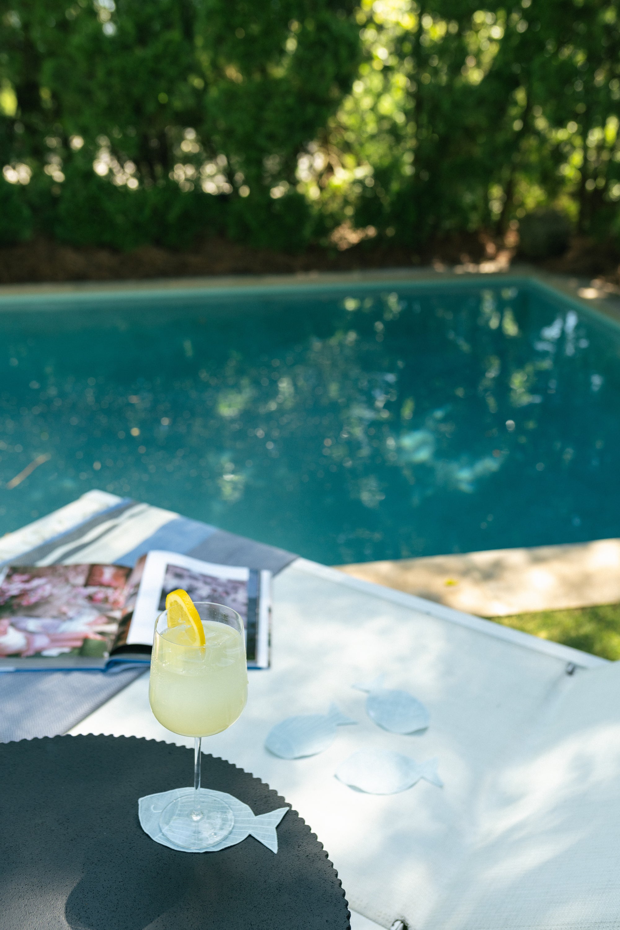 Sardine Cocktail Napkins, Set of 4