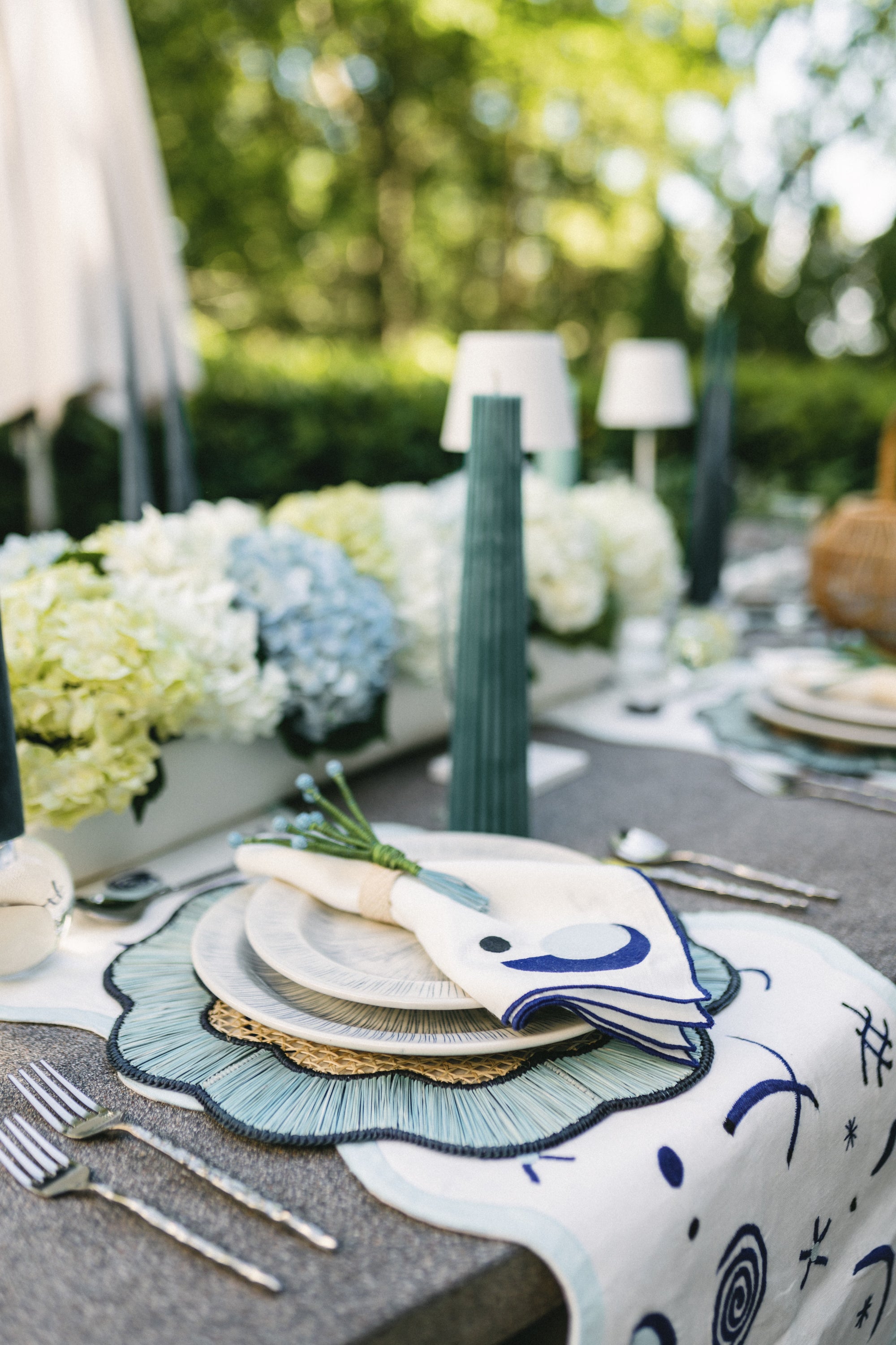 Nolan Dinner Plate, Navy