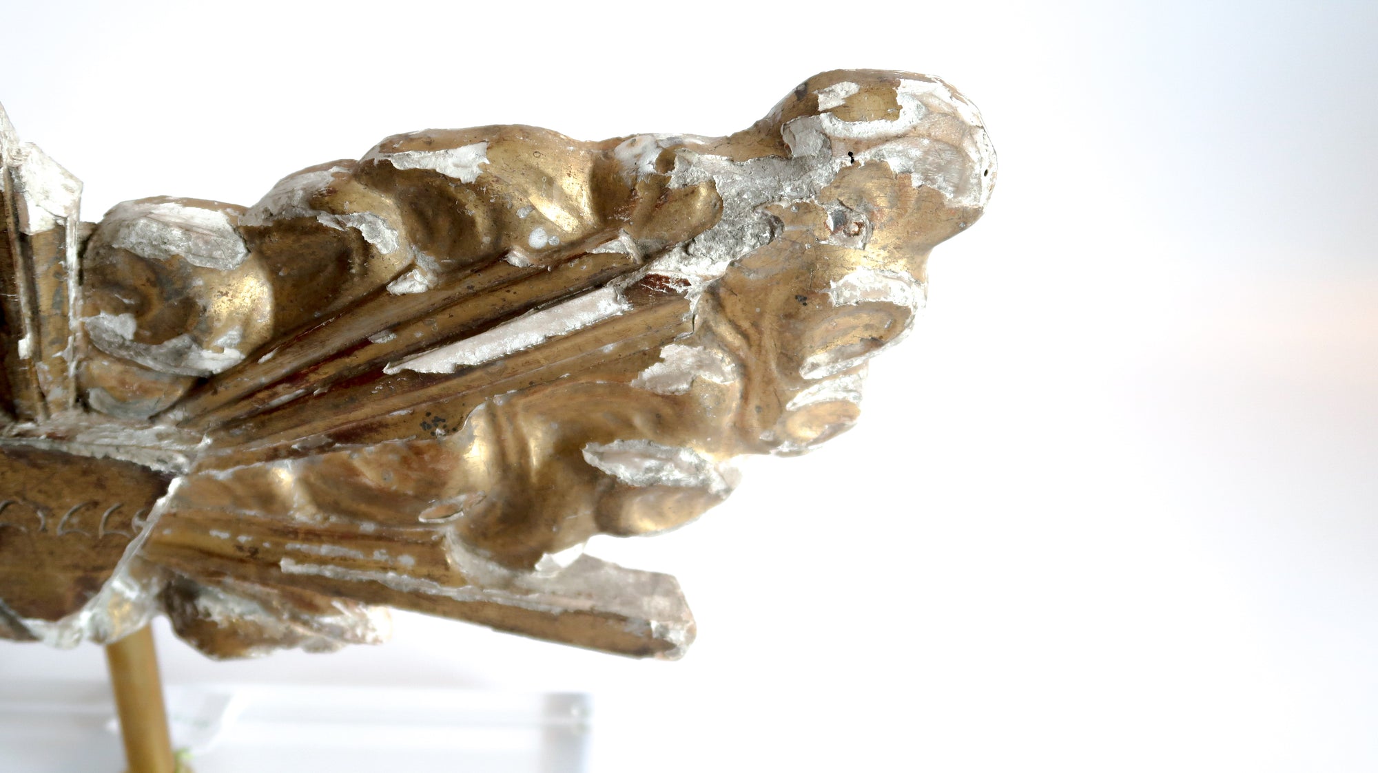 19th Century Fragment On Stand