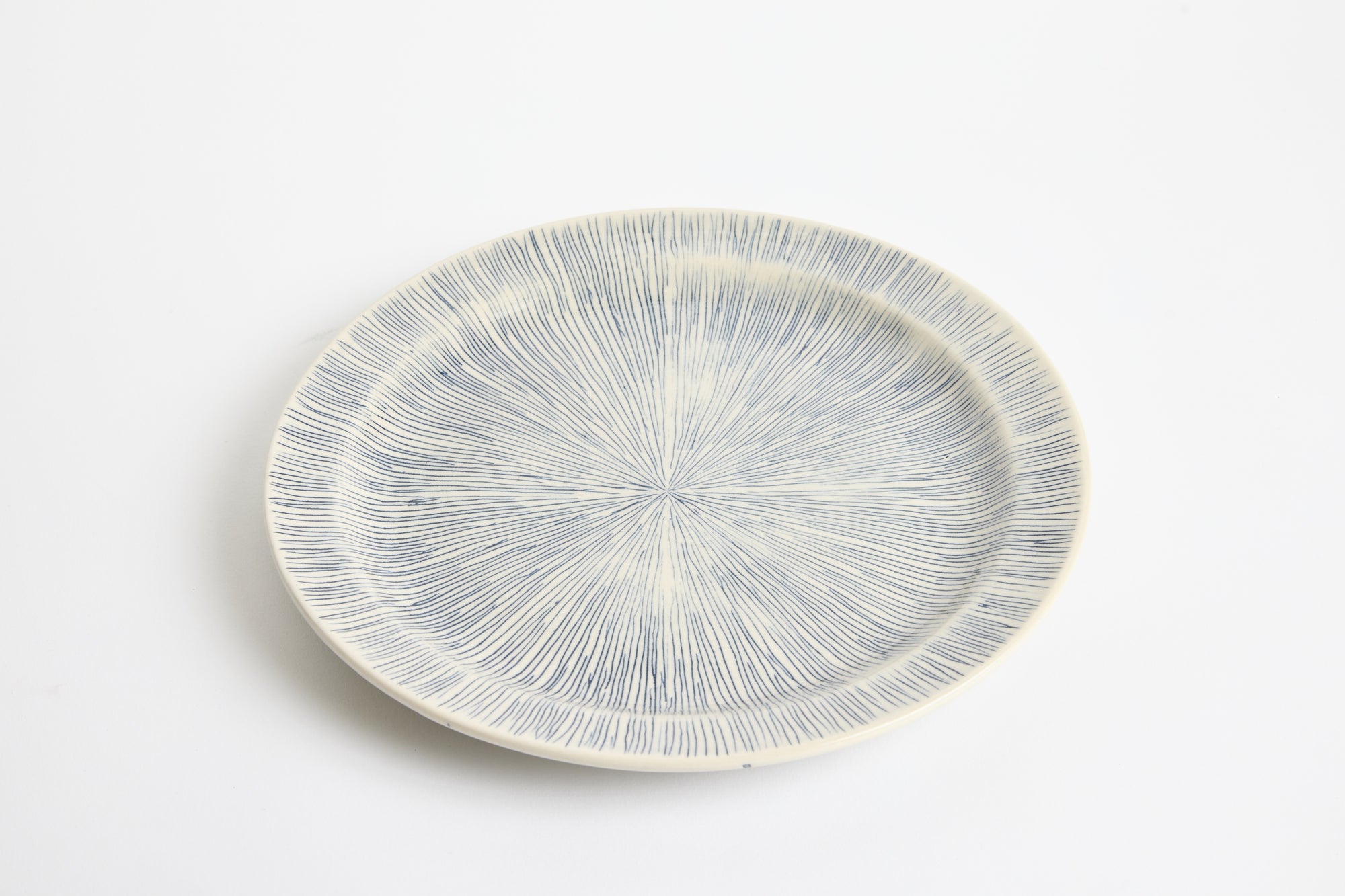 Nolan Dinner Plate, Navy
