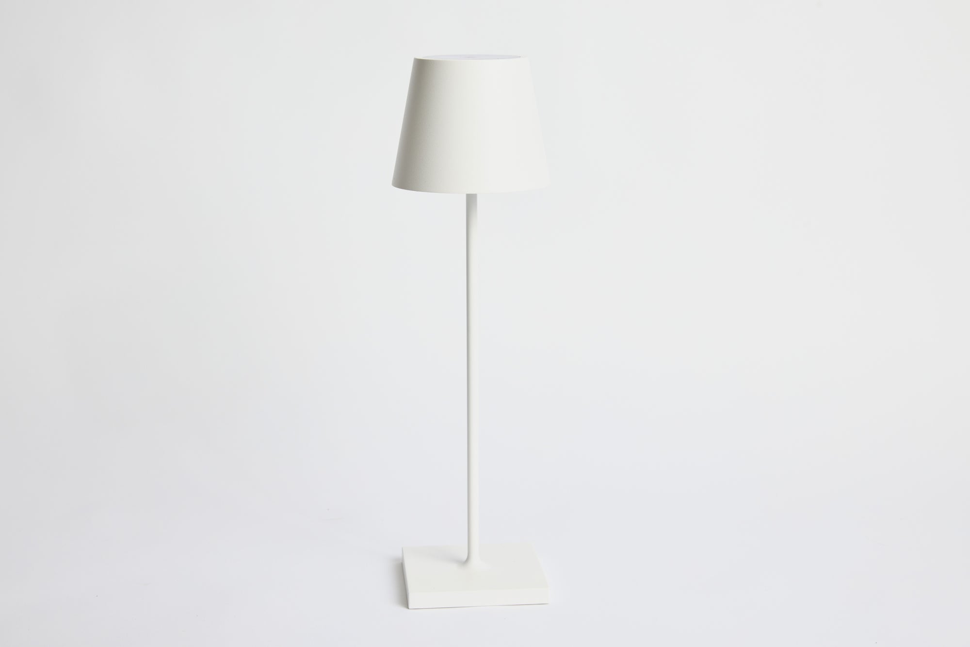 White Poldina Touch Lamp