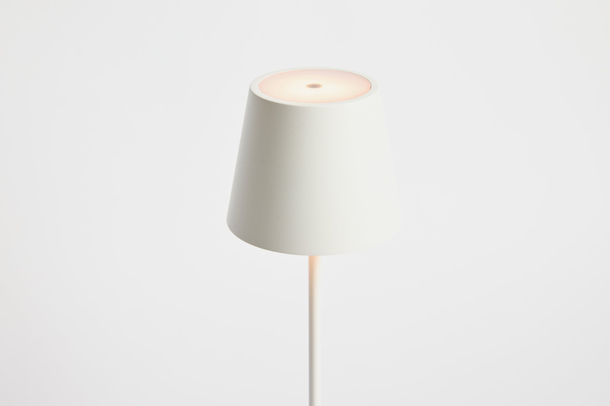 White Poldina Touch Lamp