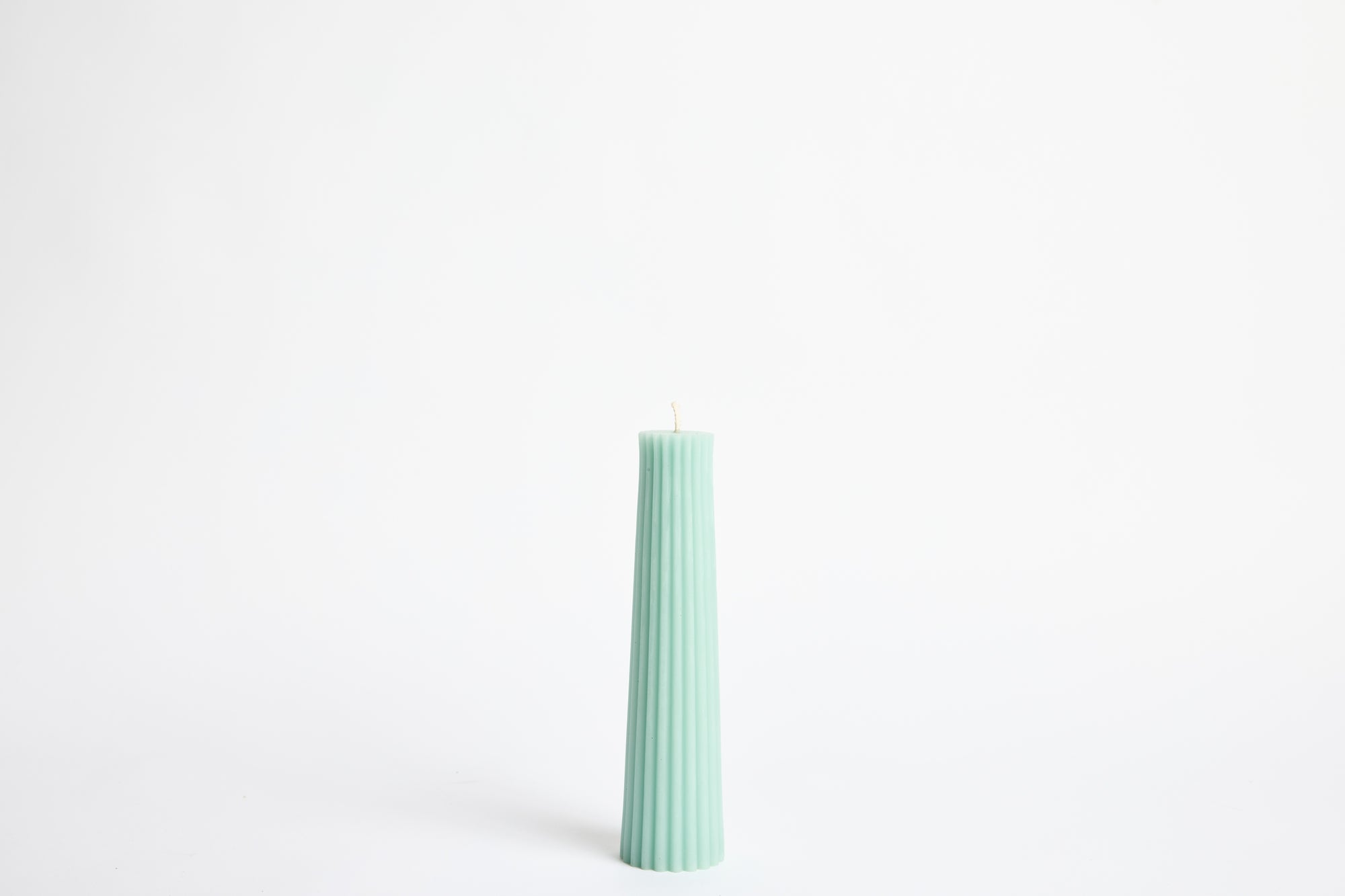 Petite Pillar, Robins Egg, 8"