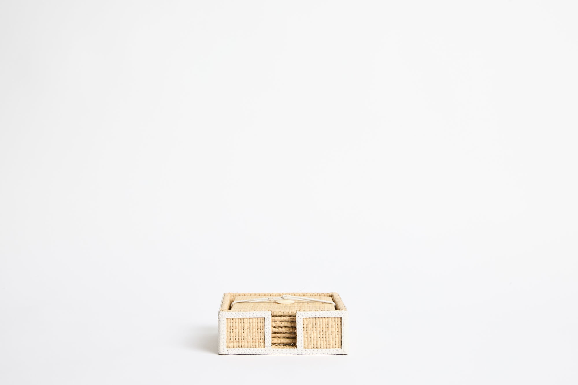 Raffia Coaster Set
