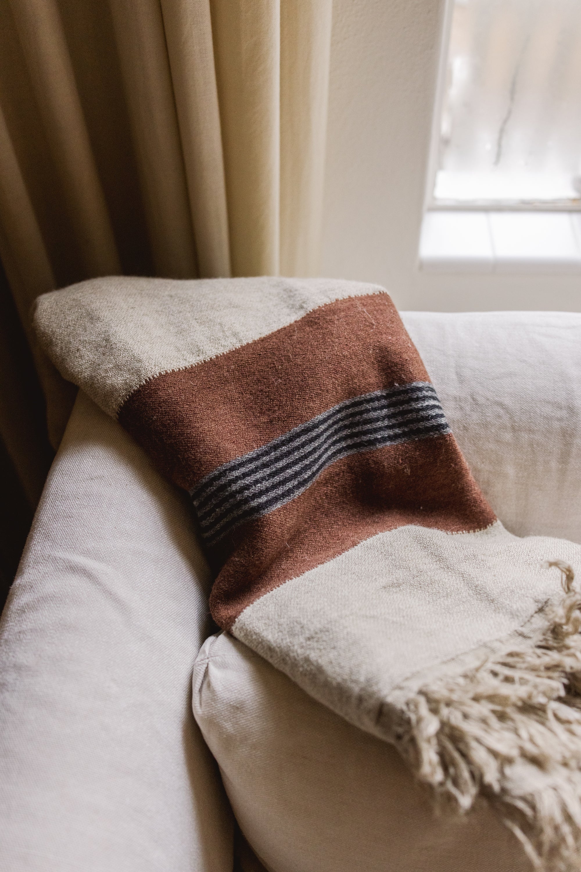Sienna Brown Throw
